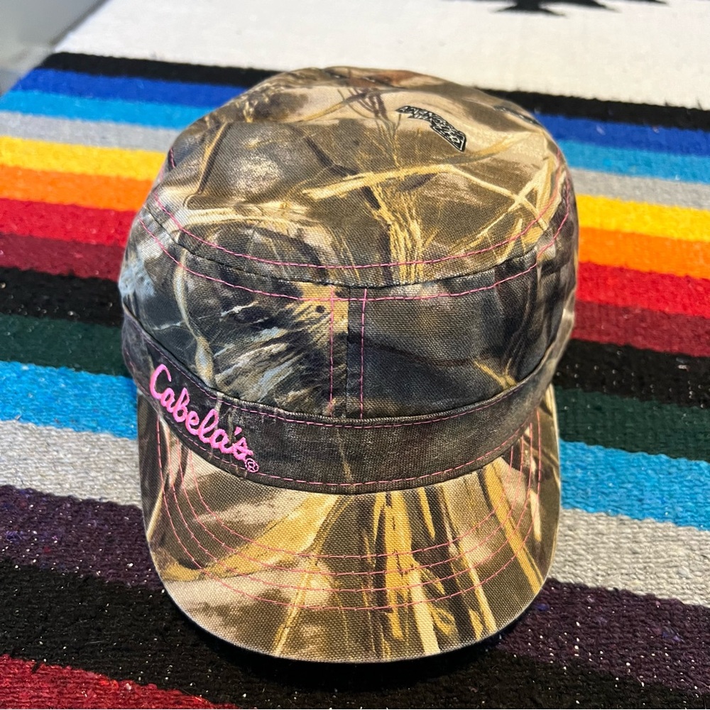 Cabelas Women’s Camo Adjustable Hat Hand washed
